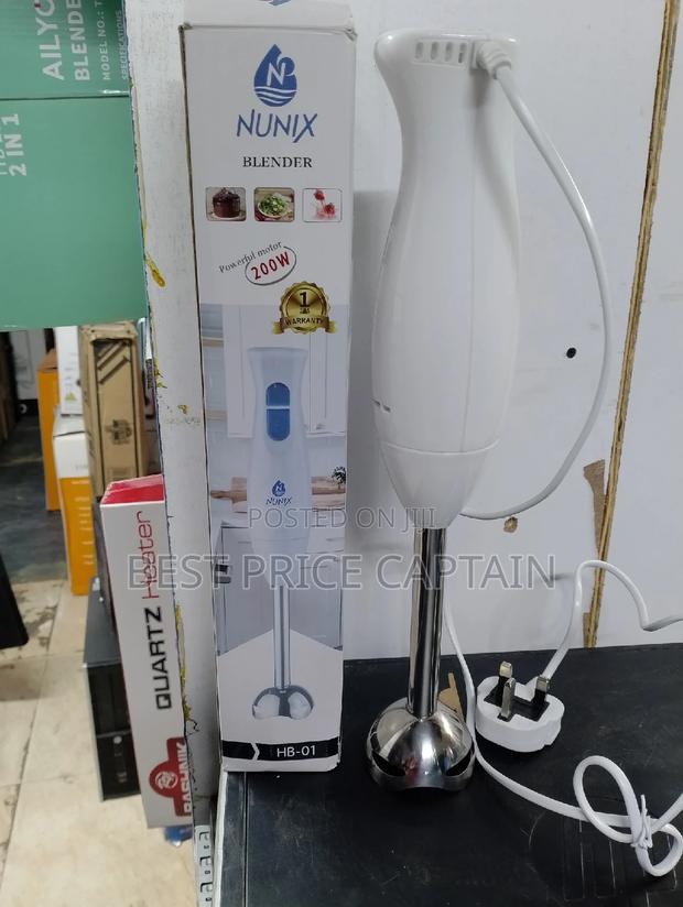 200w Nunix Hand Blender - main view