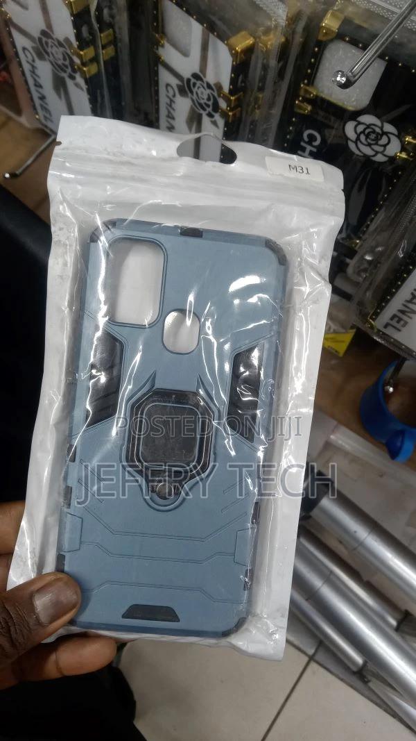 Samsung Galaxy M31 Kickstand Case Cover, D5 Ring Holder Back