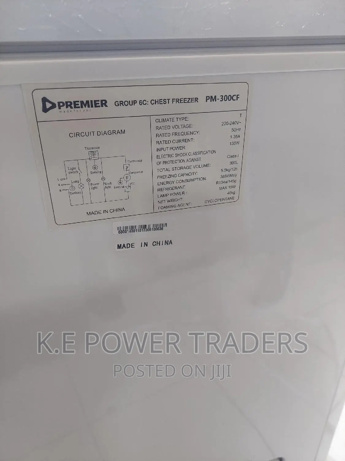 Premier 300 Litre Chest Freezer
