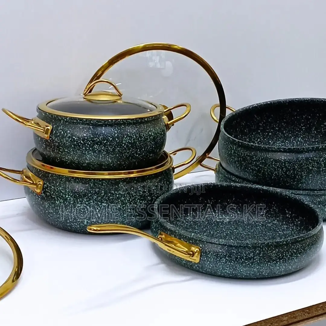 New Arrival -9pcs Granite Non-Stick Cookware Set