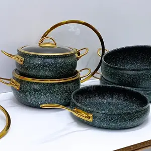New Arrival -9pcs Granite Non-Stick Cookware Set