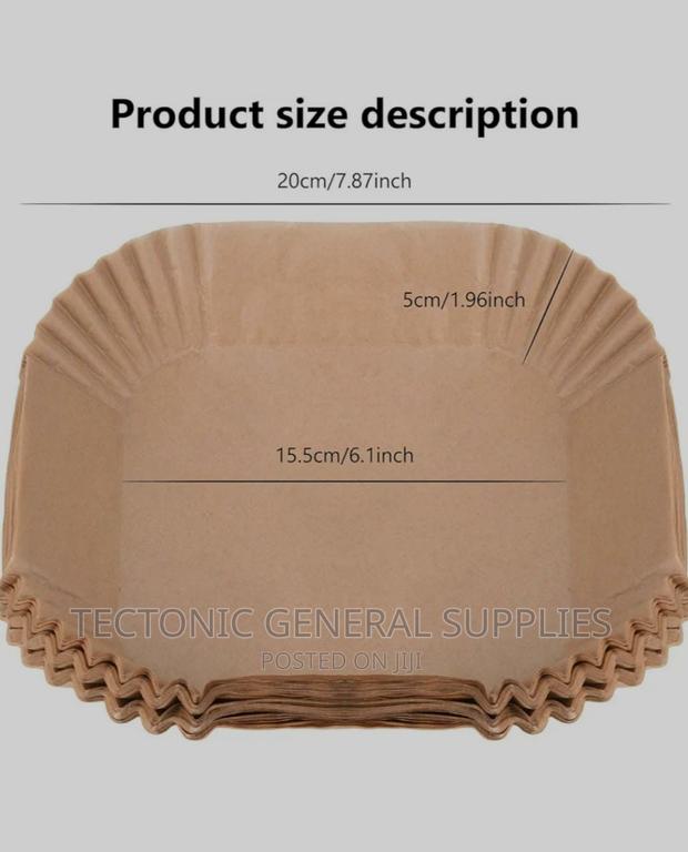 100pcs Disposable Air Frier Liners - thumbnail 2