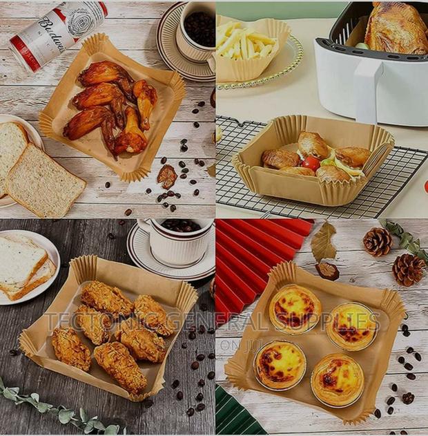 100pcs Disposable Air Frier Liners - thumbnail 3