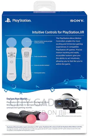 Playstation Move Motion Controllers - Two Pack