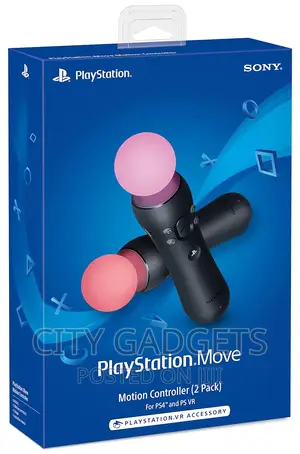 Playstation Move Motion Controllers - Two Pack