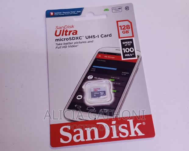 128gb Original Sandisk Memory Card - thumbnail 2