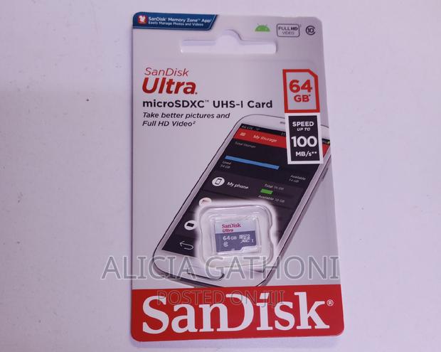 64gb Memory Card Sandisk - thumbnail 2