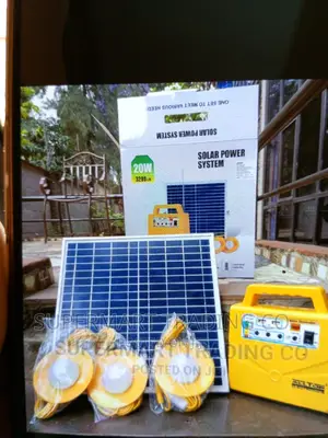 Solar Home Kit Radio and Charger N Light.
