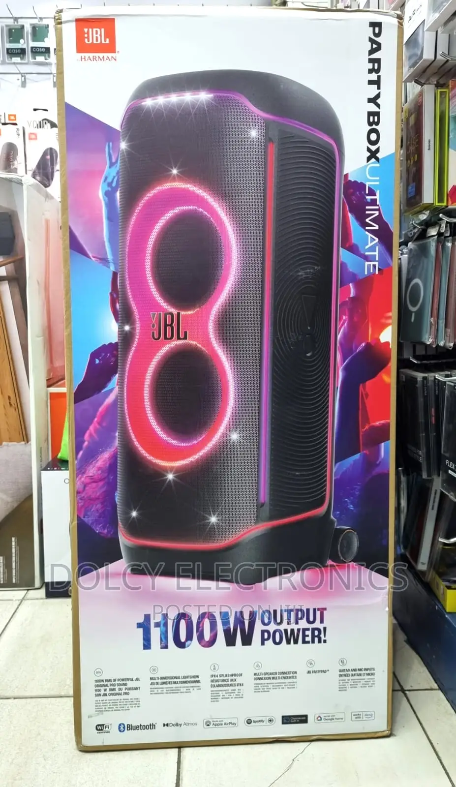 Jbl Partybox Ultimate 1100w Multi Purpose Party Speaker