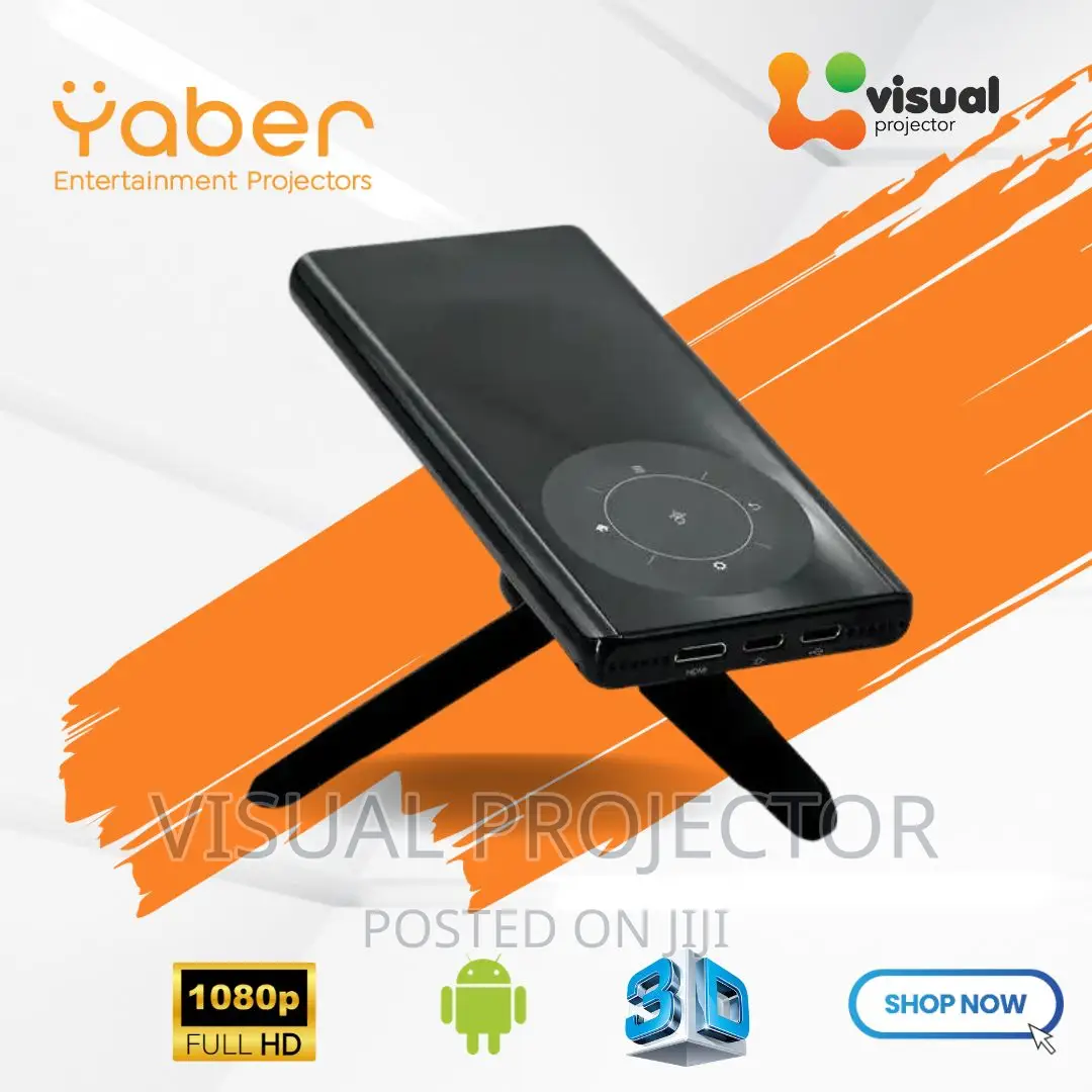 YABER T1 Mini Pocket Pico Projector With Wifi Bluetooth