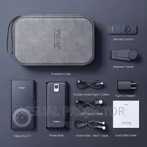 YABER T1 Mini Pocket Pico Projector With Wifi Bluetooth