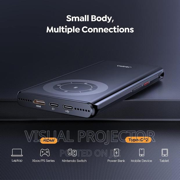 YABER T1 Mini Pocket Pico Projector With Wifi Bluetooth - thumbnail 6
