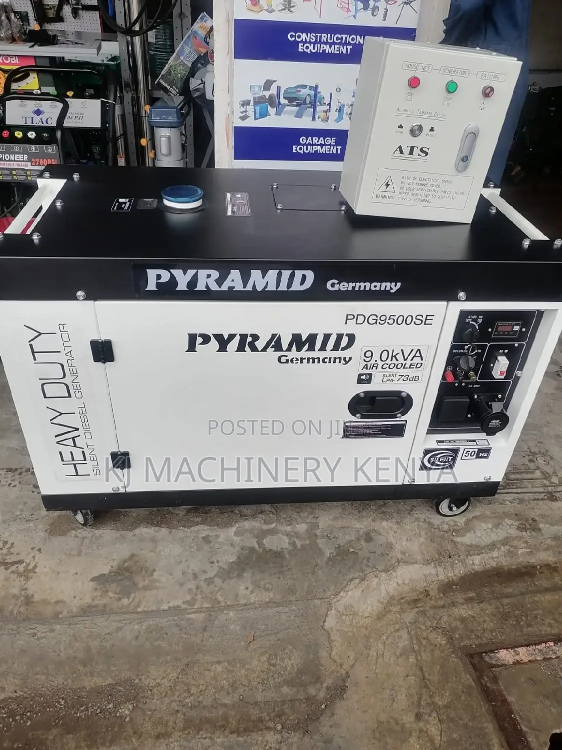 Single Phase 9kva Generator Available (Pyramid)
