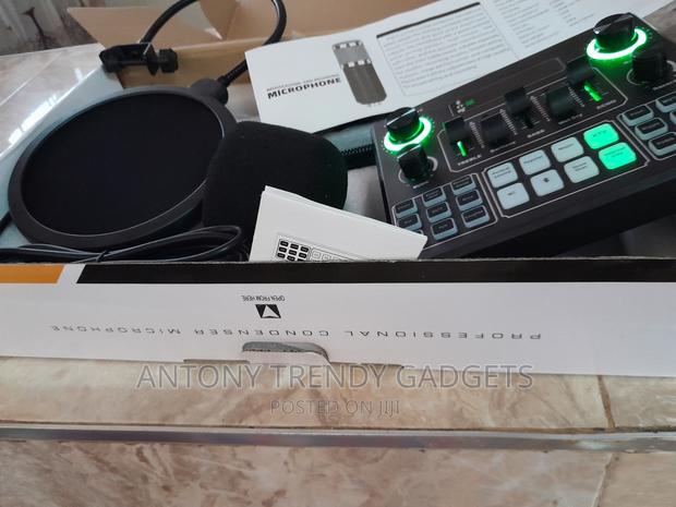 Microphone Kit With V8 Sound Card, Condenser Microphone Bun - main view