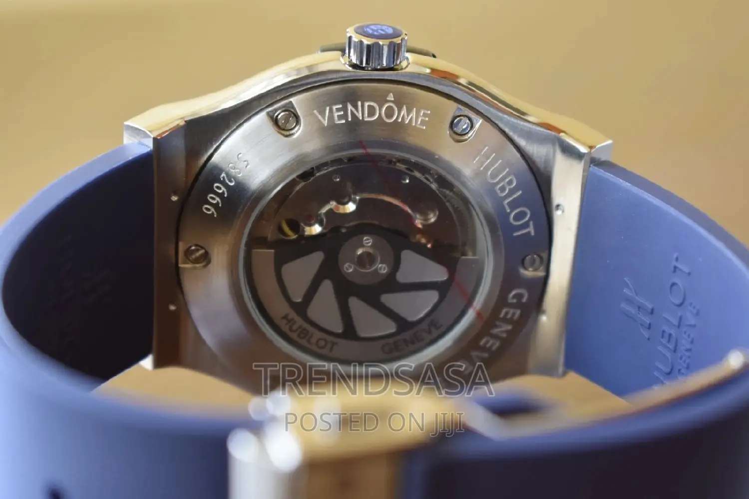 Hublot Classic Fusion Blue Dial and Rubber Straps