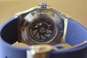 Hublot Classic Fusion Blue Dial and Rubber Straps