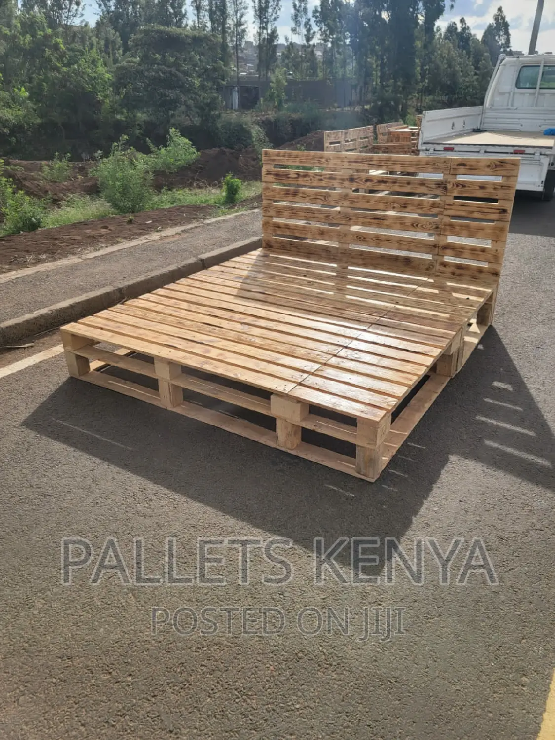 Pallet Bed- 6*6 Detachable and Blazed Pallet Bed.(UR#0014)