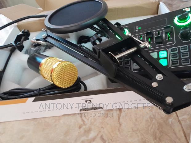 Condenser Microphone DJ Mixer With Adjustable Mic - main view