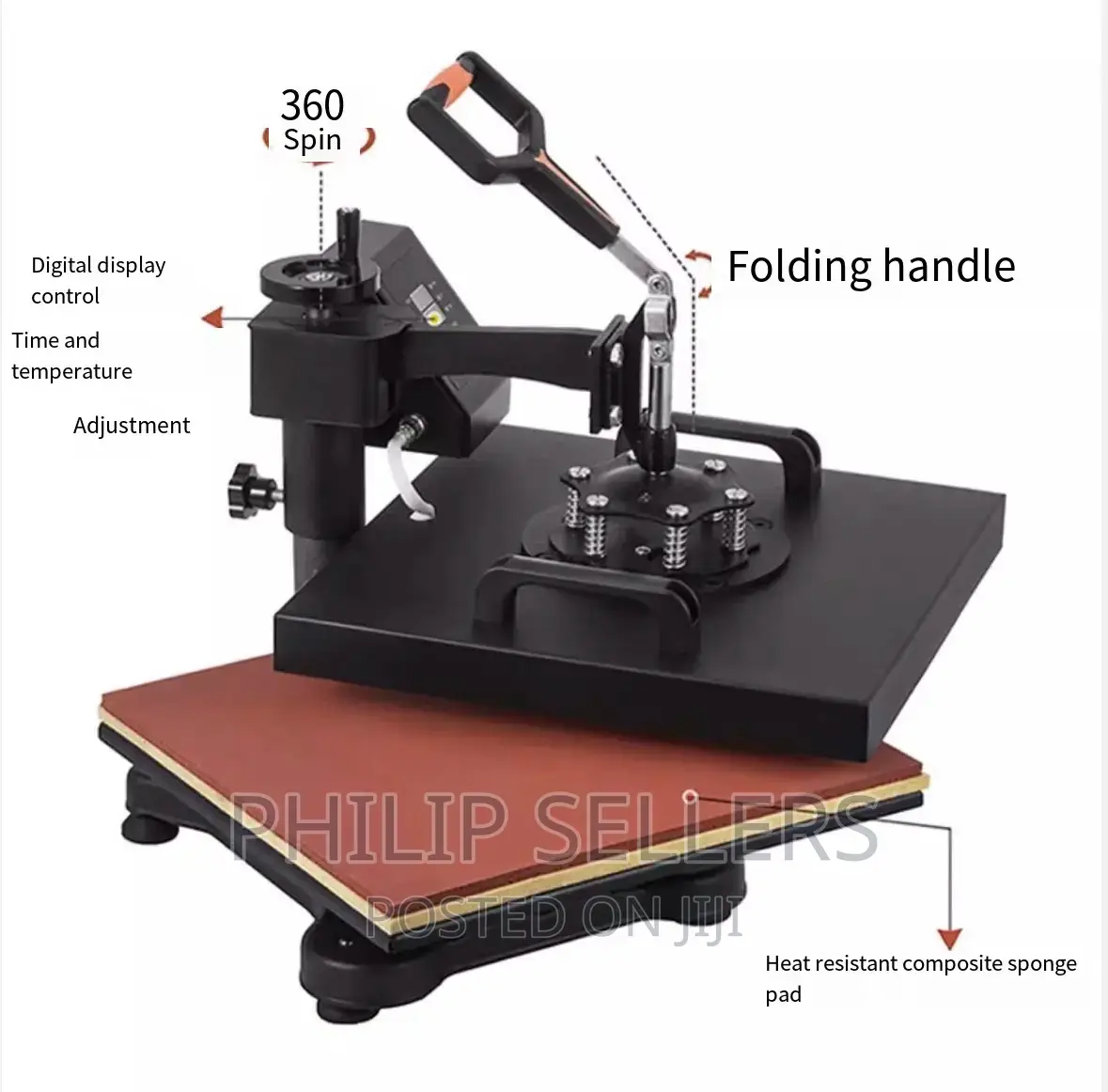 Our 8 In1 Combo Heat Press Can Be Used for Branding T-Shirts