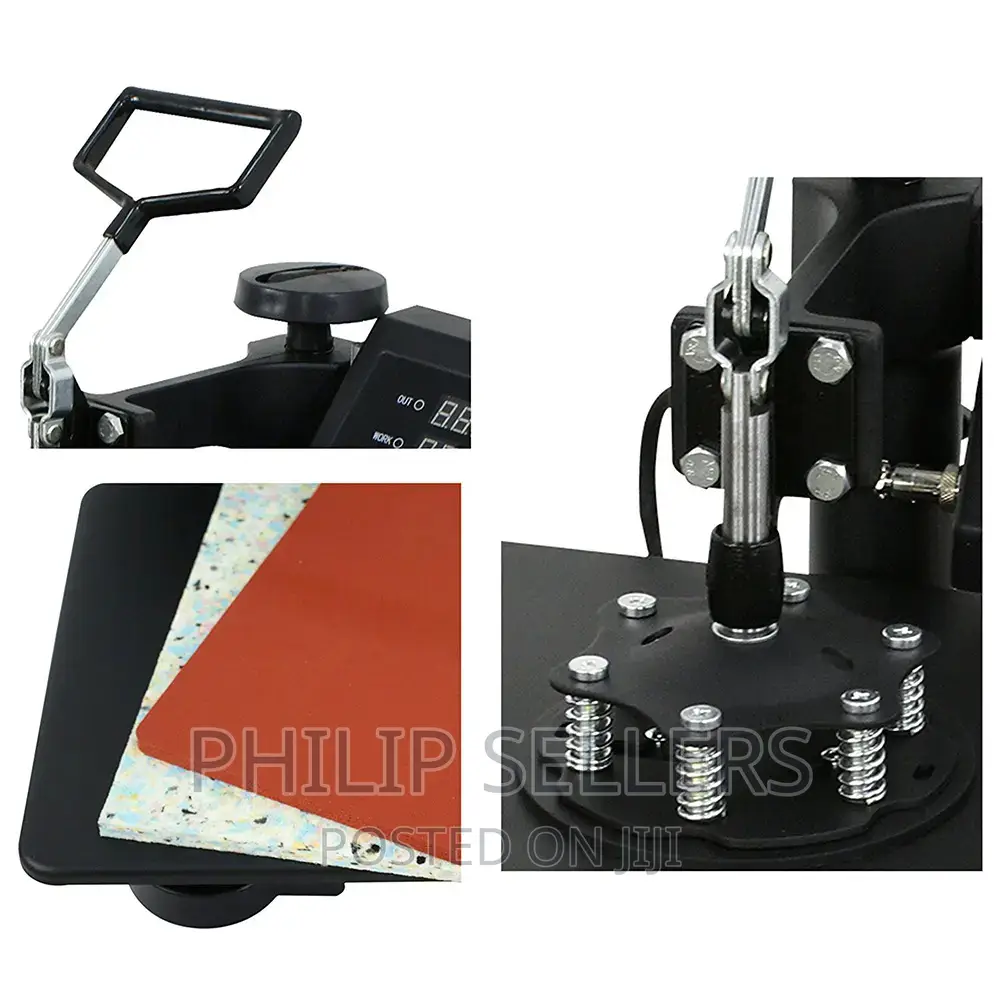 Our 8 In1 Combo Heat Press Can Be Used for Branding T-Shirts