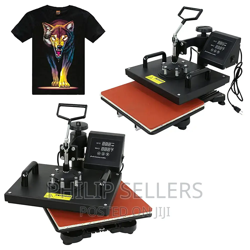 Our 8 In1 Combo Heat Press Can Be Used for Branding T-Shirts