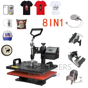 8 in 1 Heat Press Machine Can Be Used for T-Shirts, Caps, Ce