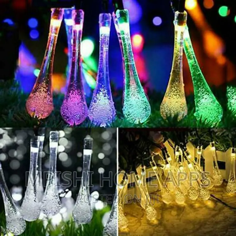LED Teardrops Solar String Light