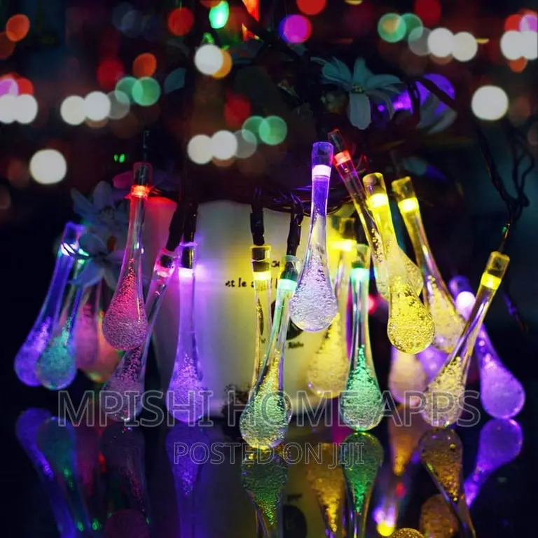 LED Teardrops Solar String Light
