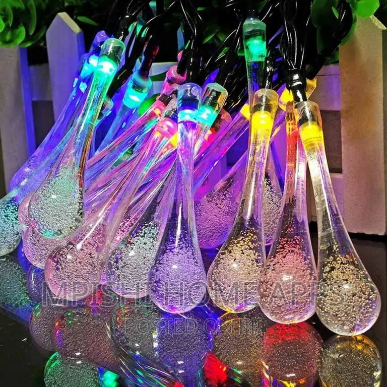 LED Teardrops Solar String Light