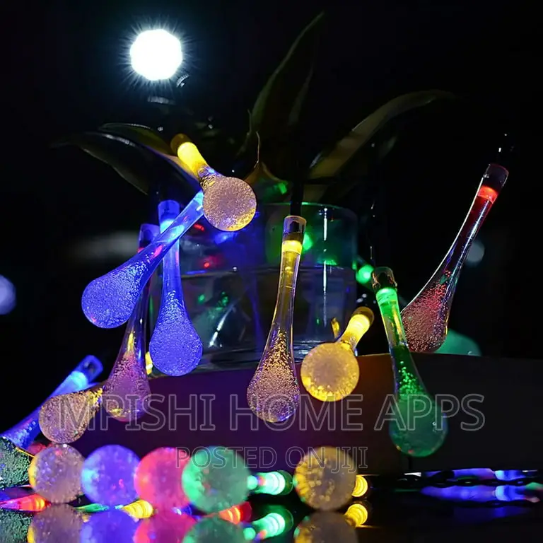 LED Teardrops Solar String Light