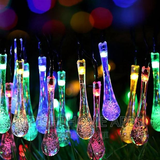 LED Teardrops Solar String Light