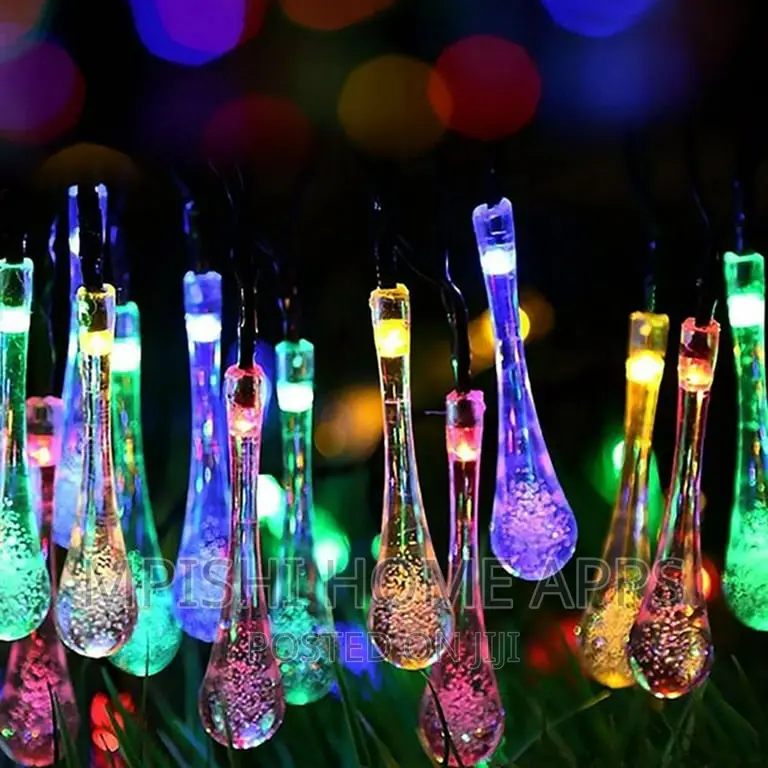 LED Teardrops Solar String Light