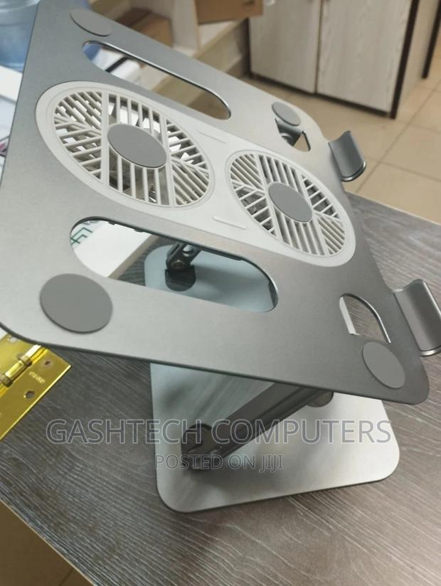 Aluminum Laptop Stand With Cooling Fan
