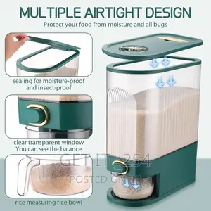 Cereals Dispenser With Measuring Cup 10kg