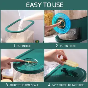 Cereals Dispenser With Measuring Cup 10kg