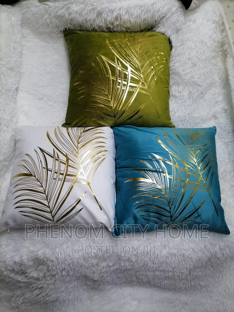 Gold Printed THROWPILLOW Cases
