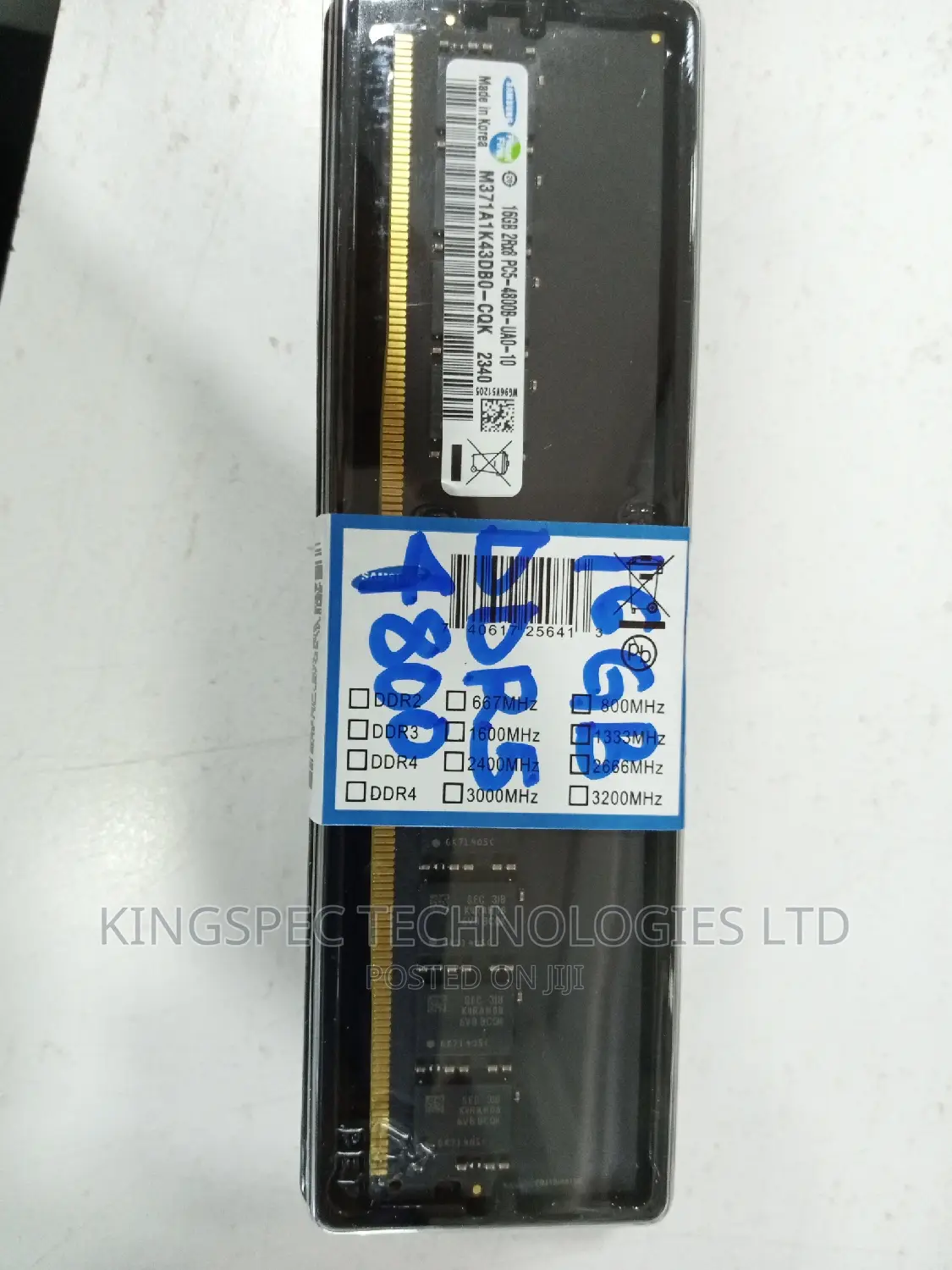 Desktop Memory 16GB DDR5(PC5)-4800mhz
