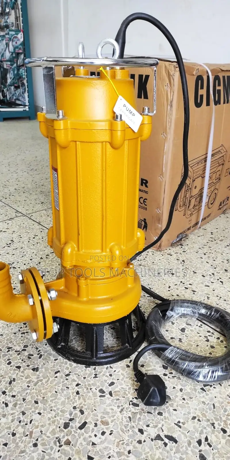 7.5hp Three Phase Submersible Sewage Pump