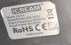 Frozen Dessert Maker JG-01