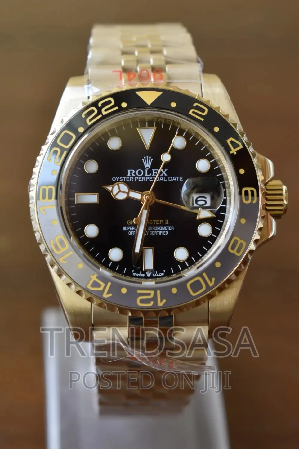 Rolex GMT Master II Yellow Gold Jubilee Bracelet