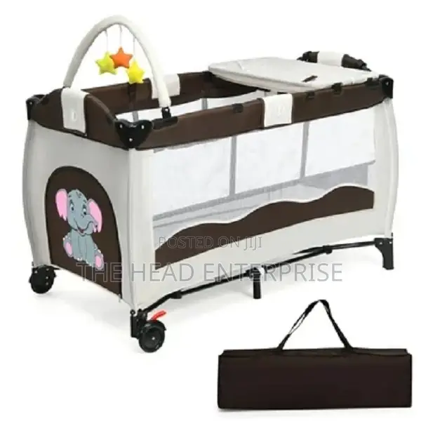 Imported Baby Bed 2*4 With Changing Station