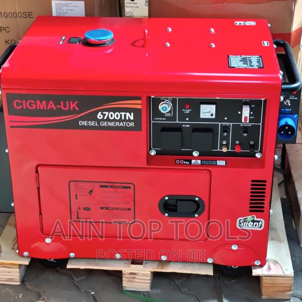 1.Diesel Silent Generator Dg6700tn-Ats (7.5kva Single Phase