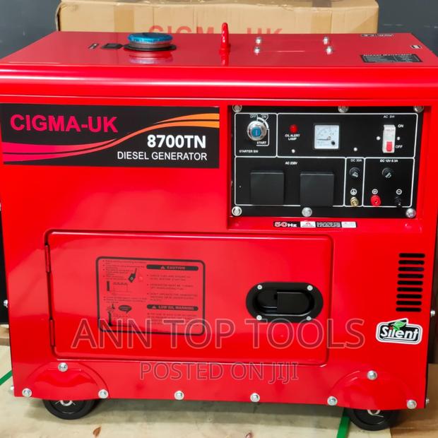 Cigma UK (8.75kva Single Phase With Ats Diesel Generator - main view