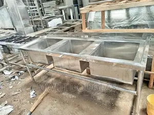 Stainless Steel Triple Bowl Sink