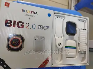 New I8 Ultra +Free Earphones