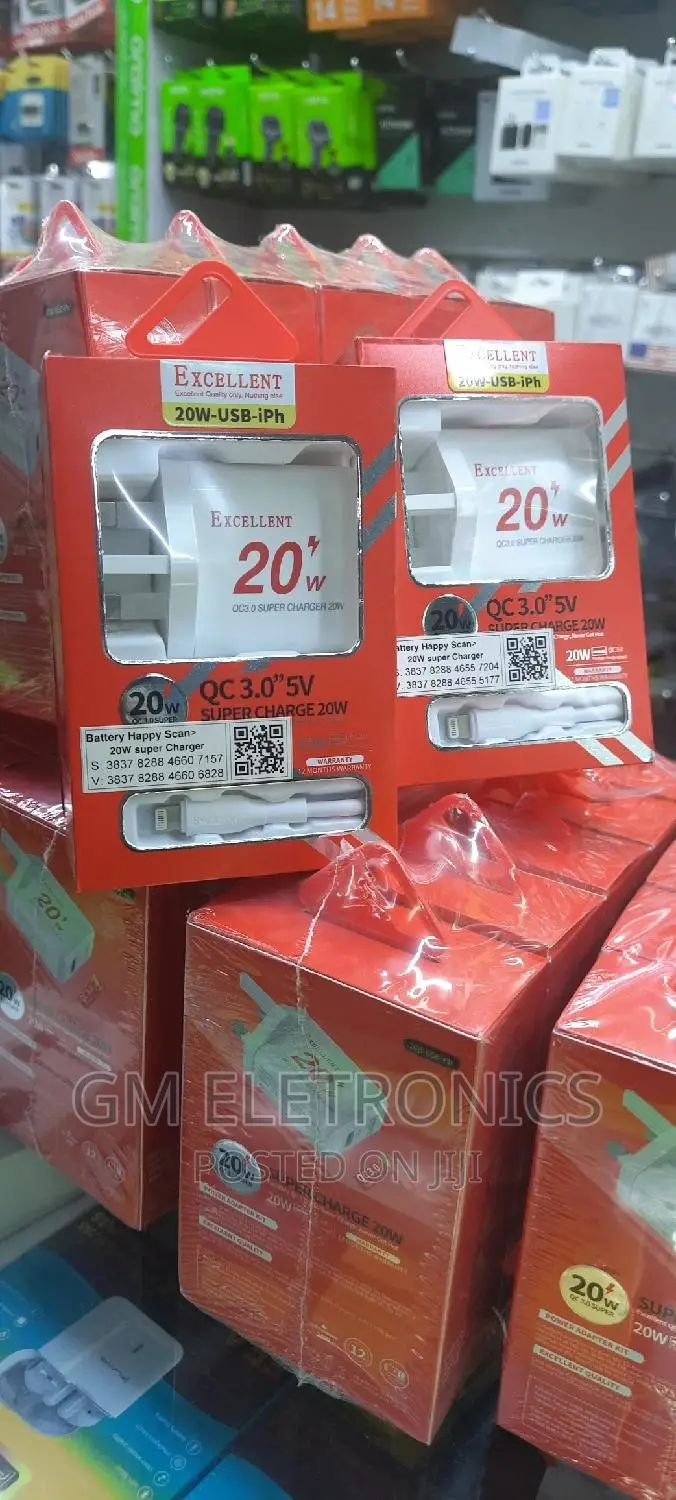 iPhone Full Charger 20W.[ Excellent]