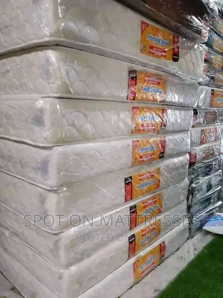 White HDQ Mattresses (5by6 10inch Thick) + Free Delivery.
