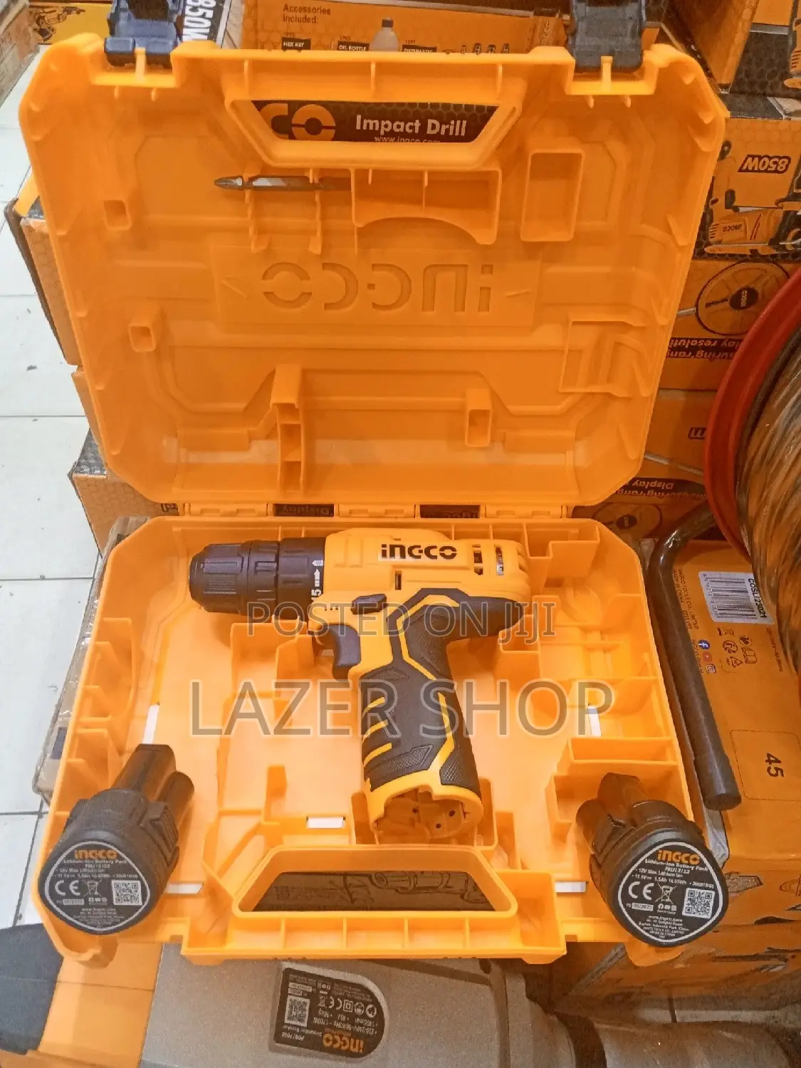 12v Ingco Cordless Drill 2batteries