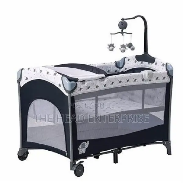 Playpen Bed With a Mosquito Net