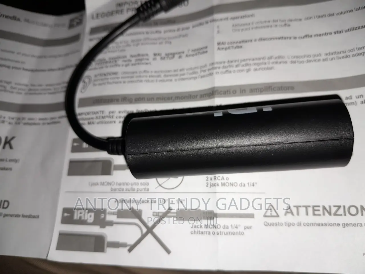 Rig Audio Guitar Interface AMP Converter